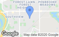 Map of Erin Woods, AB